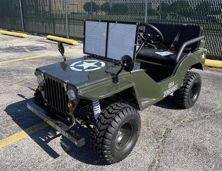 Massimo Jeep Off Road 125cc Mini Go Kart Golf Cart Disc Brakes