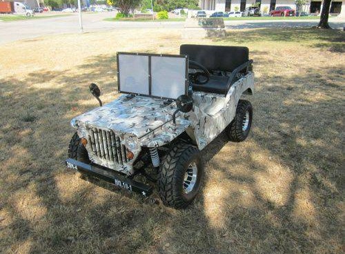 Rps Jeep Off Road 125cc Mini Go Kart With Chrome Rims